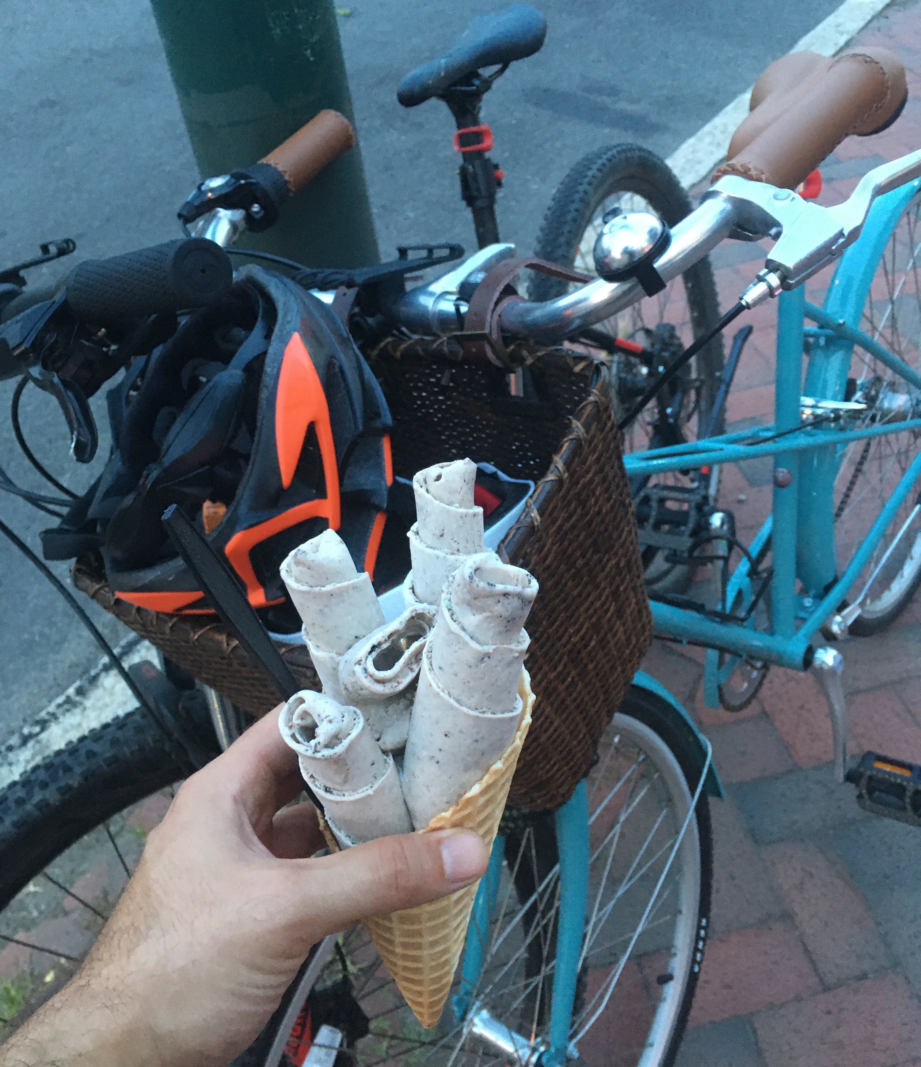 Rolled out for rolled ice cream