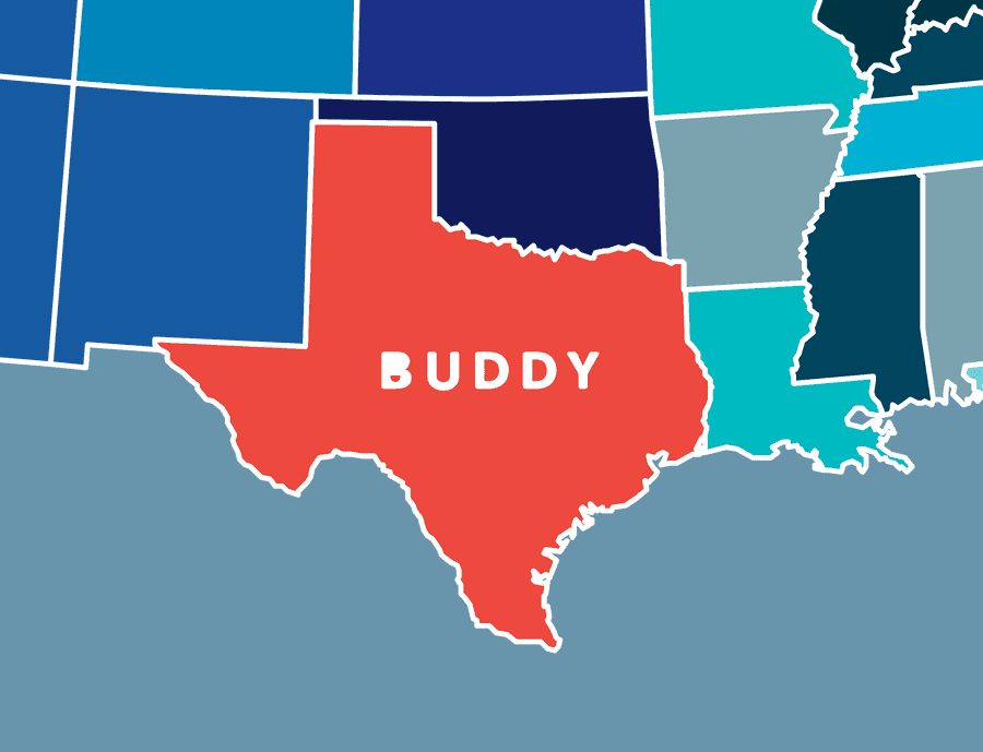 'Buddy is in Texas'